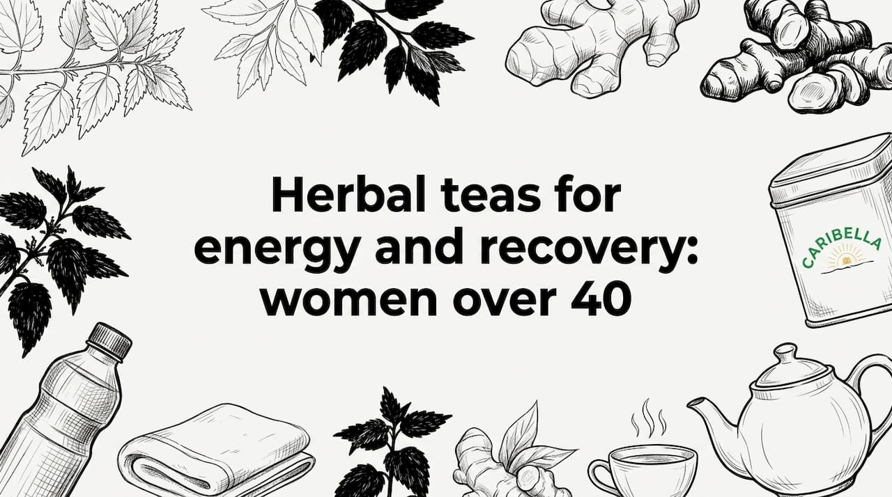 Hand-drawn botanical title card illustration