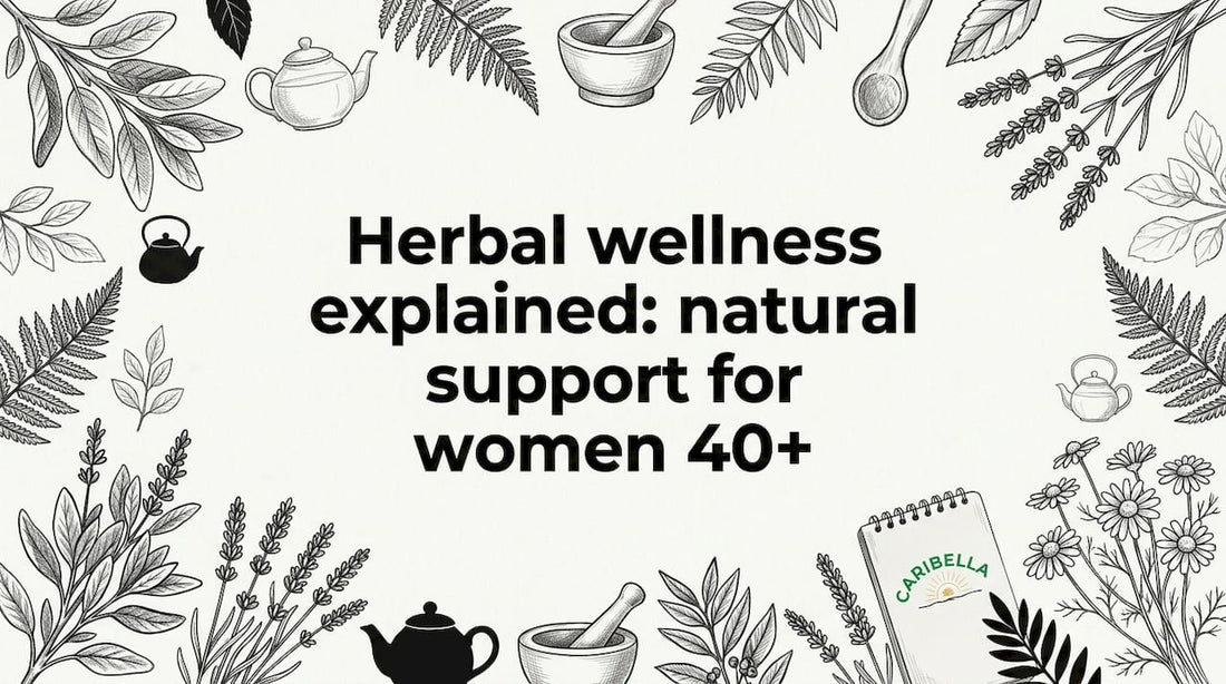 Herbal wellness decorative blog title card
