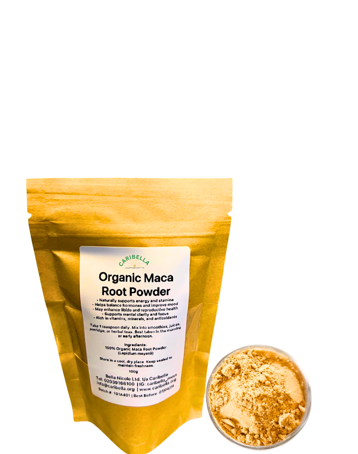 organic maca root powder