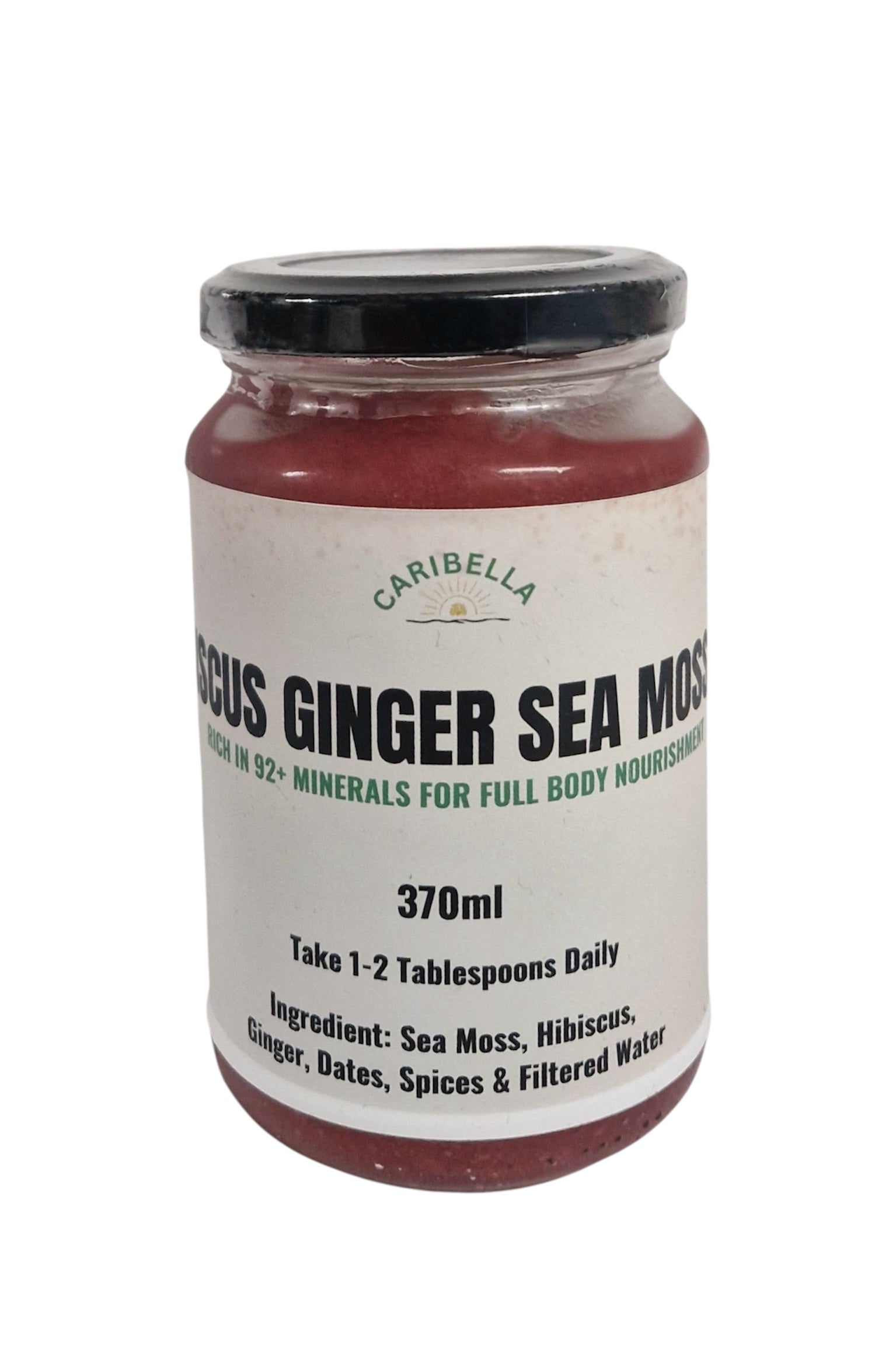 hibiscus ginger sea moss gel