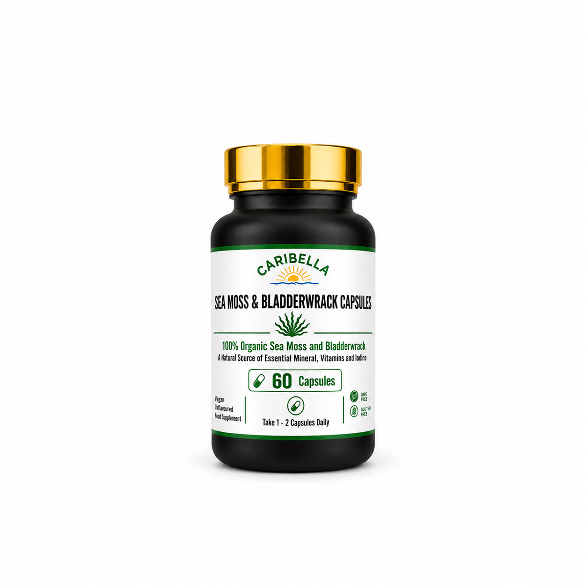 Caribella Sea Moss & Bladderwrack Capsules | 60 Capsules