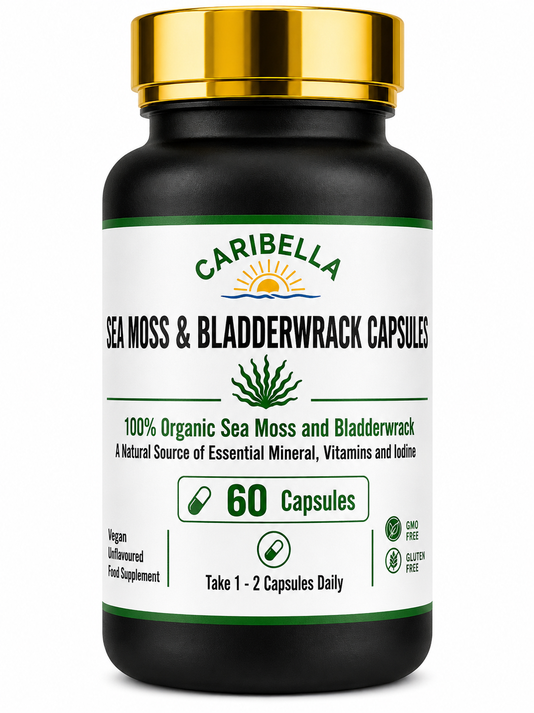 Sea Moss & Bladderwrack Capsules - 60 Capsules