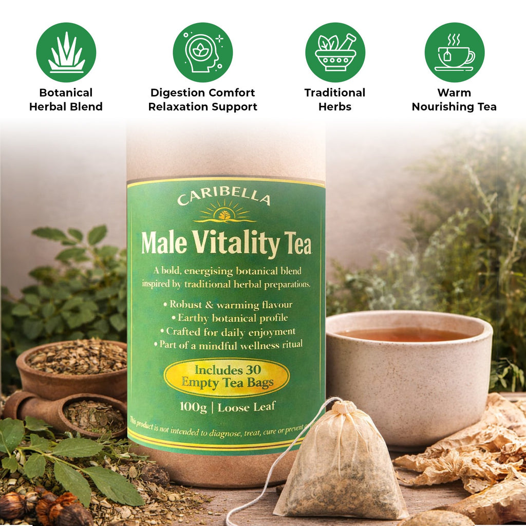 Male Vitality Tea - 100g  Includes 30 Empty Tea Bags