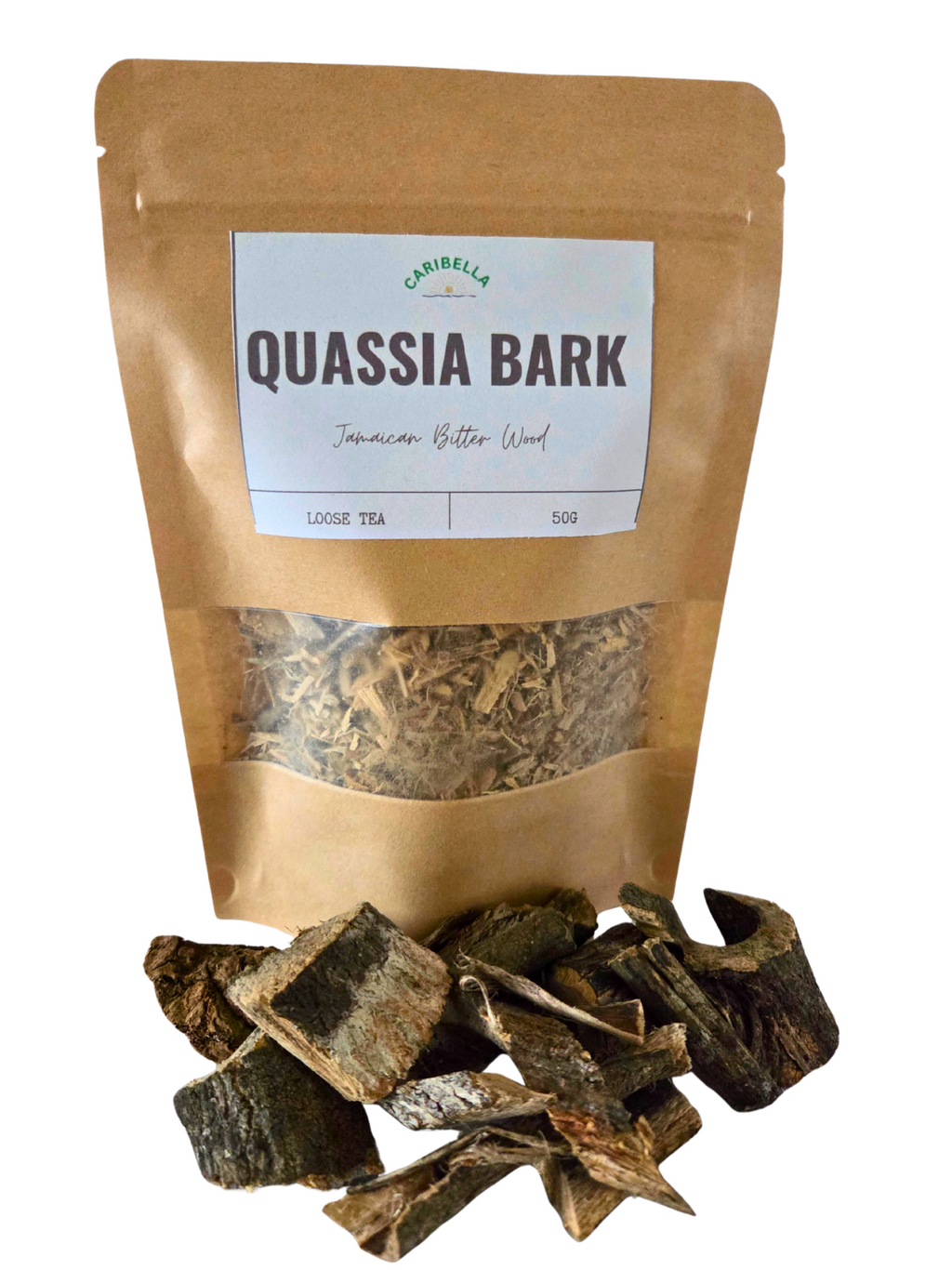 Quassia Bark (Bitter Wood)
100% Natural Wildcrafted Jamaican Dried Bark - 50g