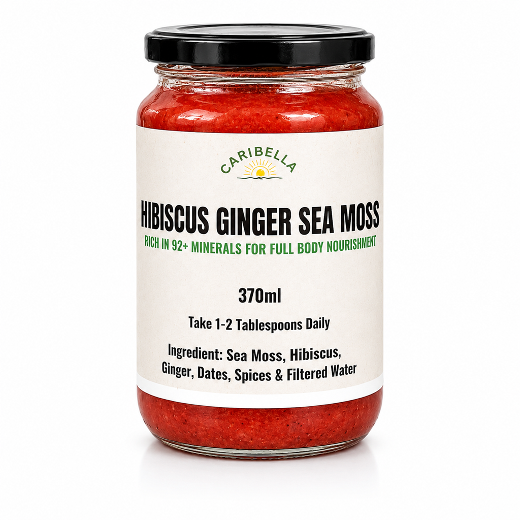 Hibiscus ginger sea moss gel