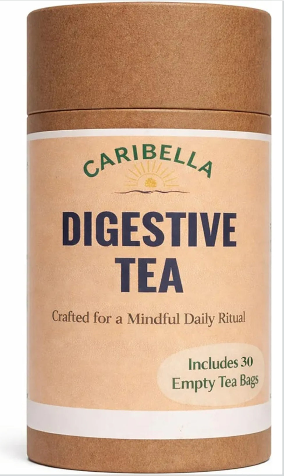 Digestive Tea – Sea Moss, Hibiscus & Ginger - 100g         Includes 30 Empty Tea Bags