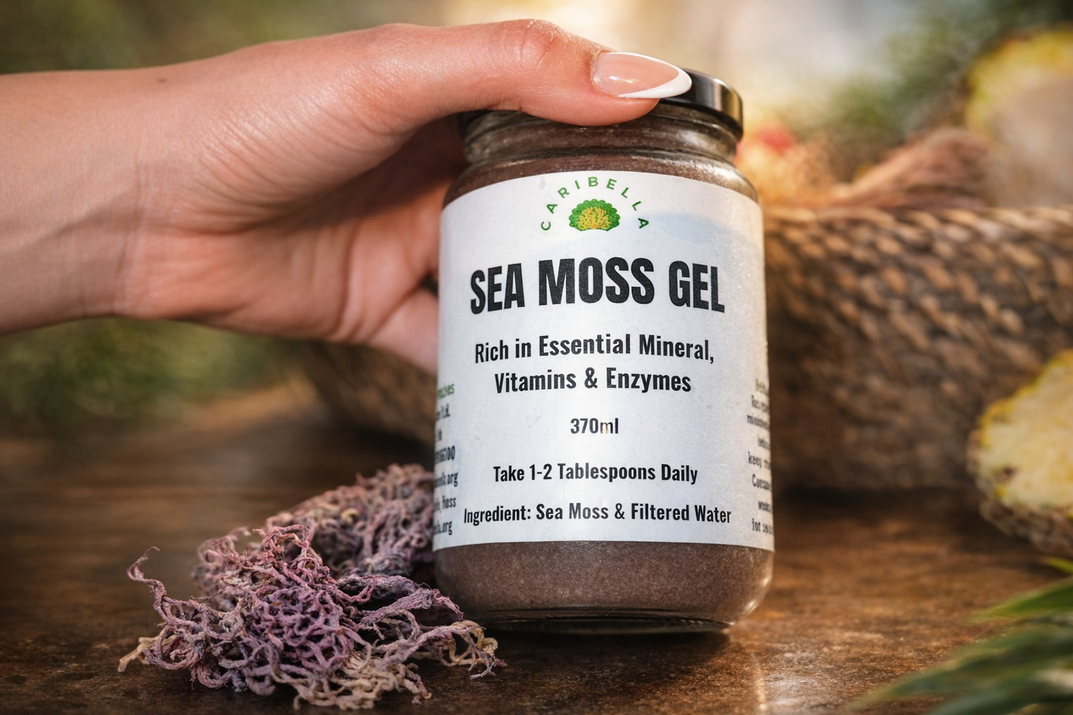 Purple Sea Moss Gel | Purple Sea Moss | Superfood Gel | Caribella Purple Sea Moss Gel | Purple Sea Moss | Superfood Gel | Caribella