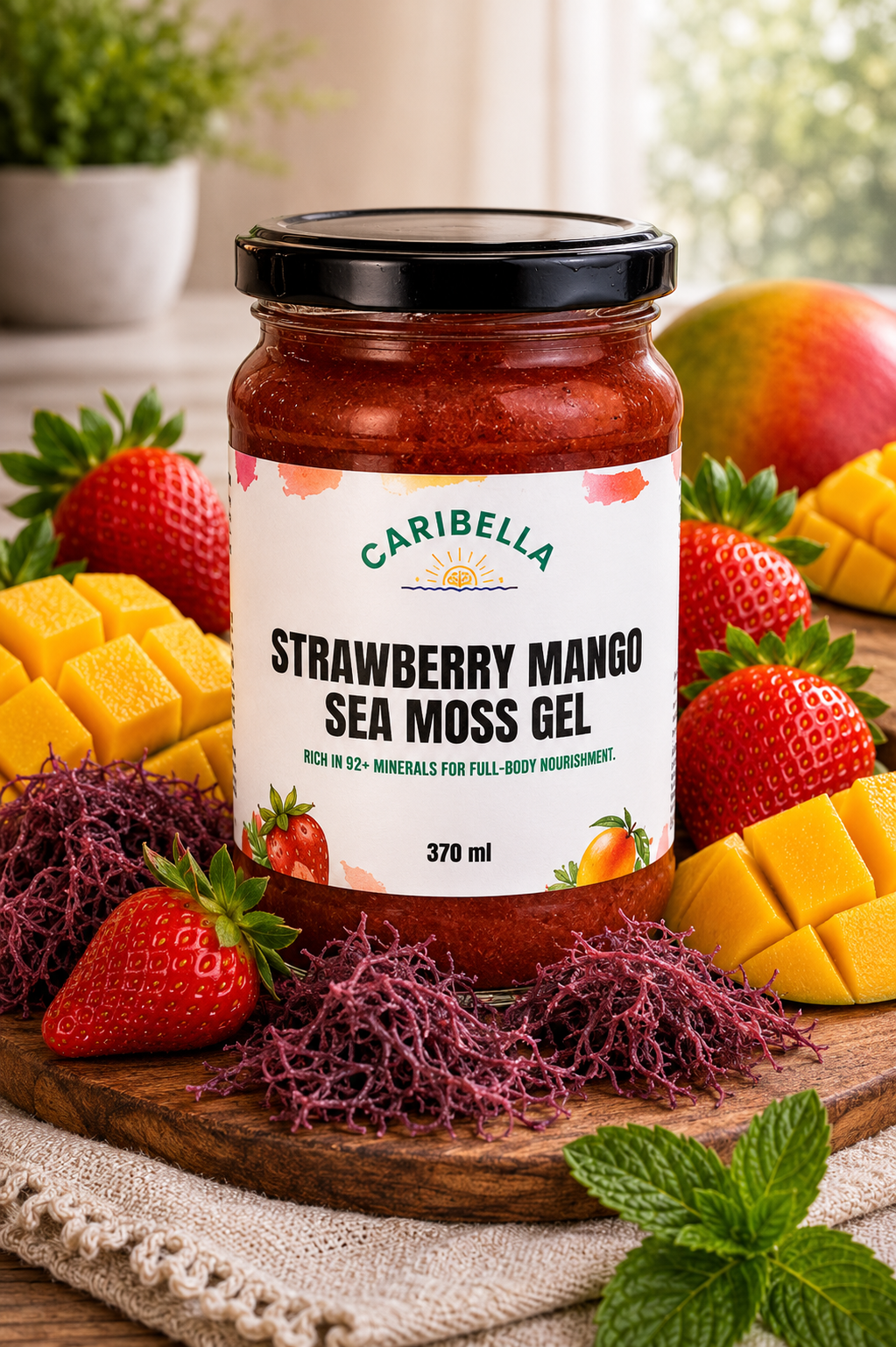 Strawberry Mango Sea Moss Gel