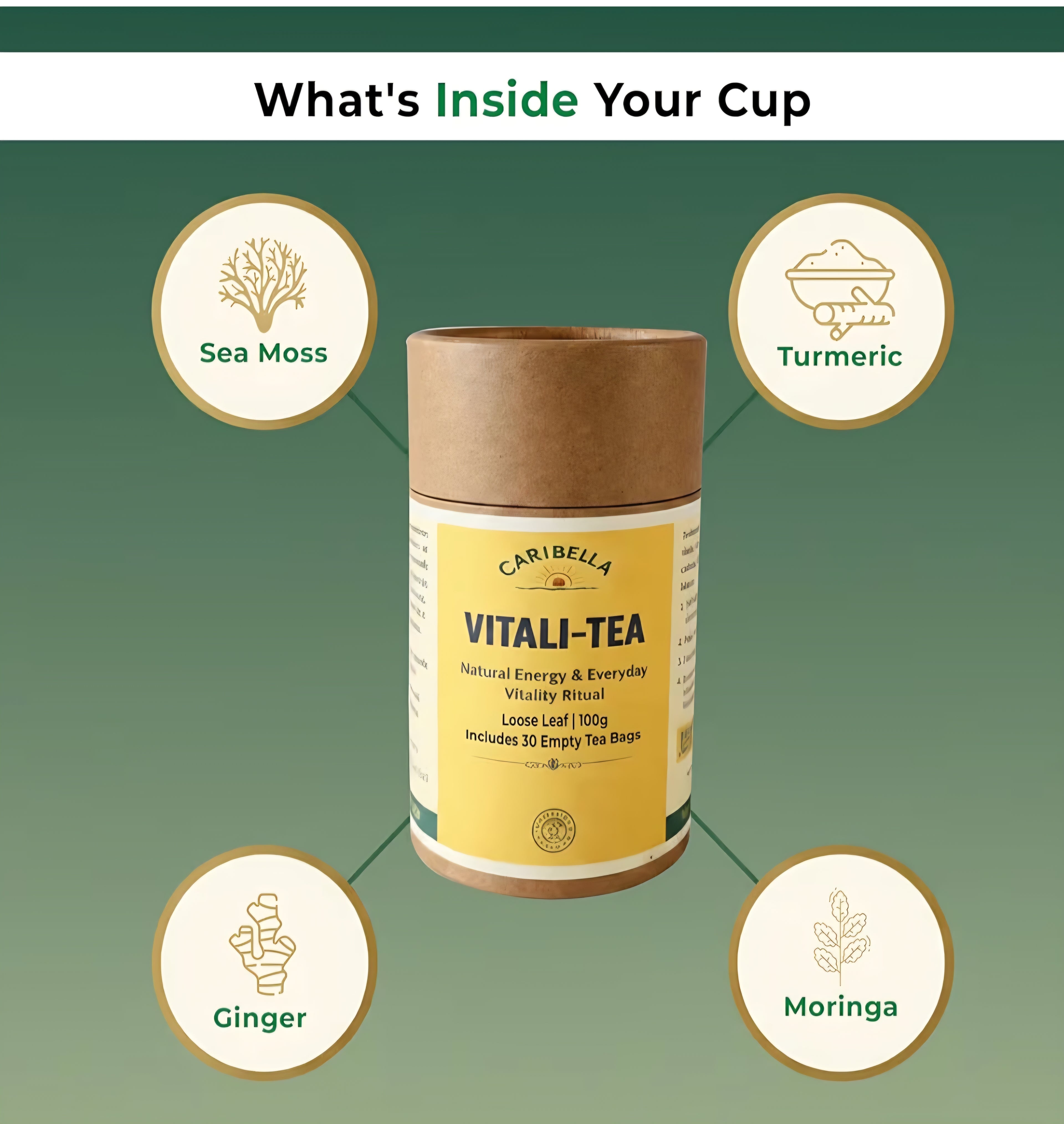 Vitali-Tea 100g Including 30 Empty Tea Bags