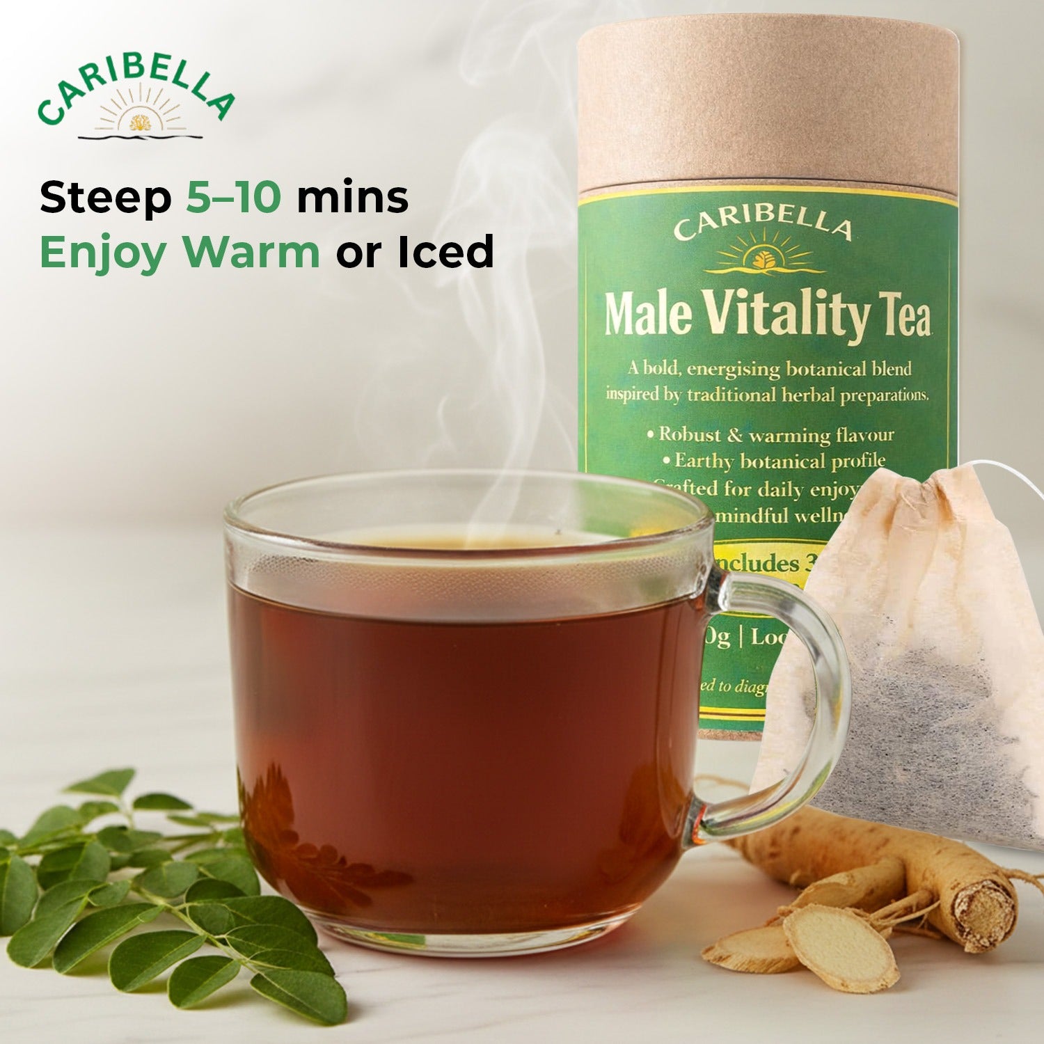 Male Vitality Tea - 100g  Includes 30 Empty Tea Bags