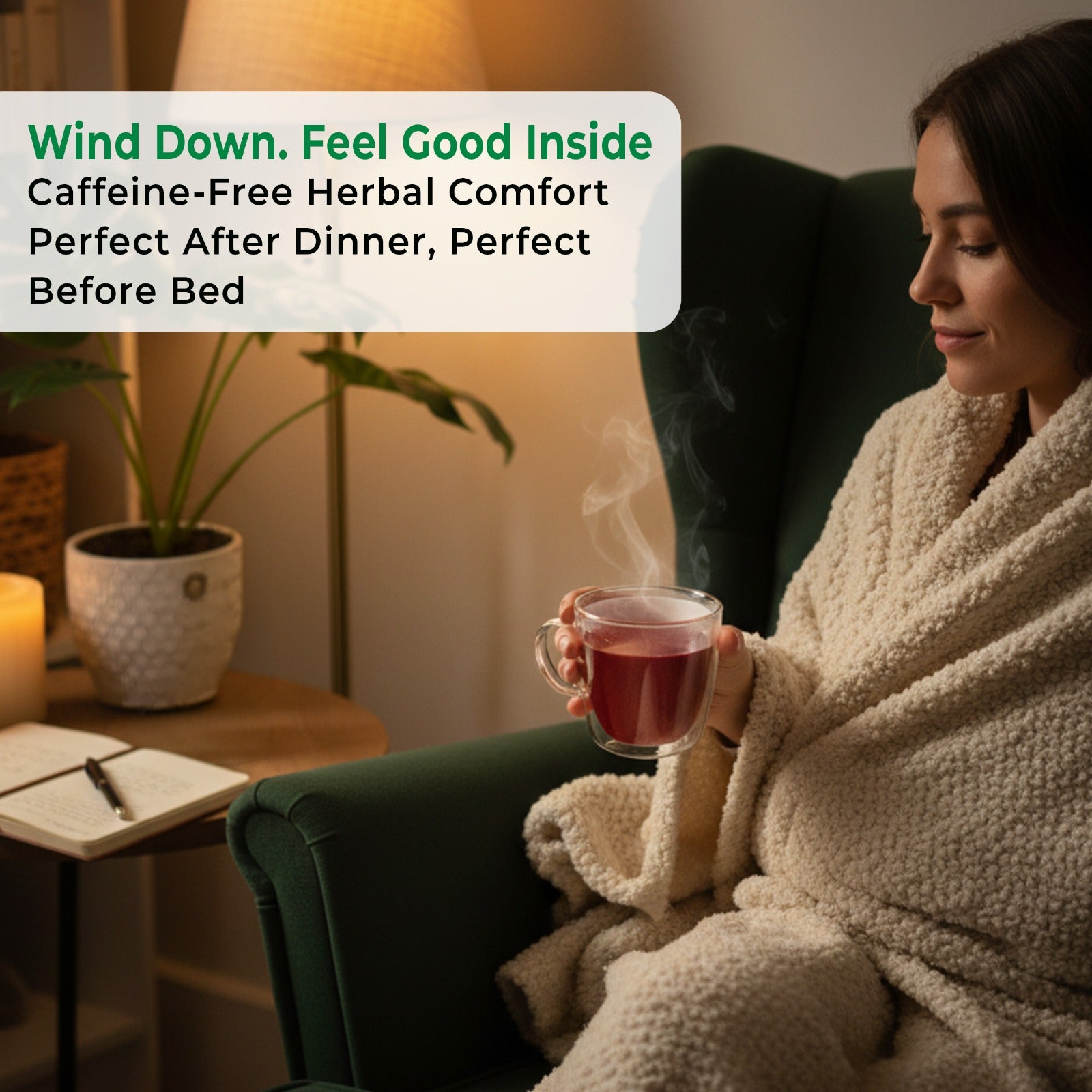 Digestive Tea – Sea Moss, Hibiscus & Ginger - 100g         Includes 30 Empty Tea Bags