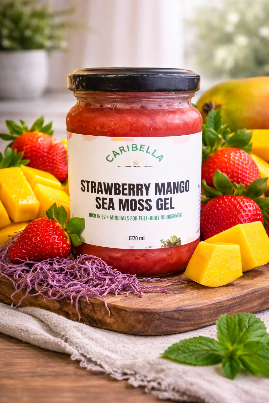 Strawberry Mango Sea Moss Gel